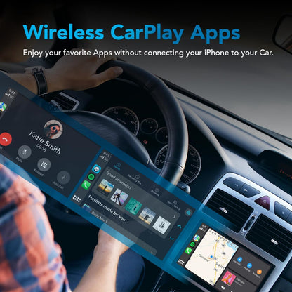 AutoSky Wireless CarPlay Adapter, Plug & Play Dongle Converts Wired to Wireless, Car Electrical WUA-7