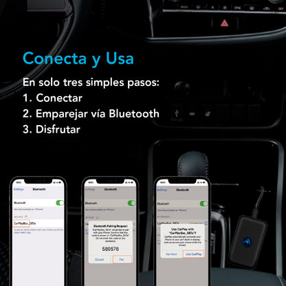 Adaptador inalámbrico Android Auto para coche Serie Nano 2024 - Conexión instantánea del smartphone a la pantalla - Adaptador inalámbrico Android más pequeño - AutoSky - Cables USB-A y USB-C - Requiere Android Auto por cable