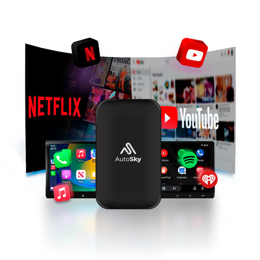 AutoSky Ai Box Lite Plus 2.0 - Entretenimiento desde tu vehículo - Netflix y Youtube