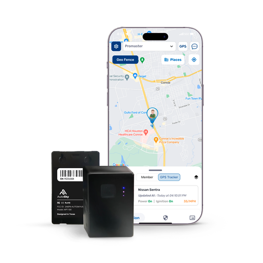 AutoSky Portable GPS Tracker - Model: APT-100 - Small Size