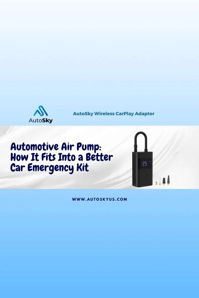 Automotive Air Pump: How It Fits Into a Better Car Emergency Kit